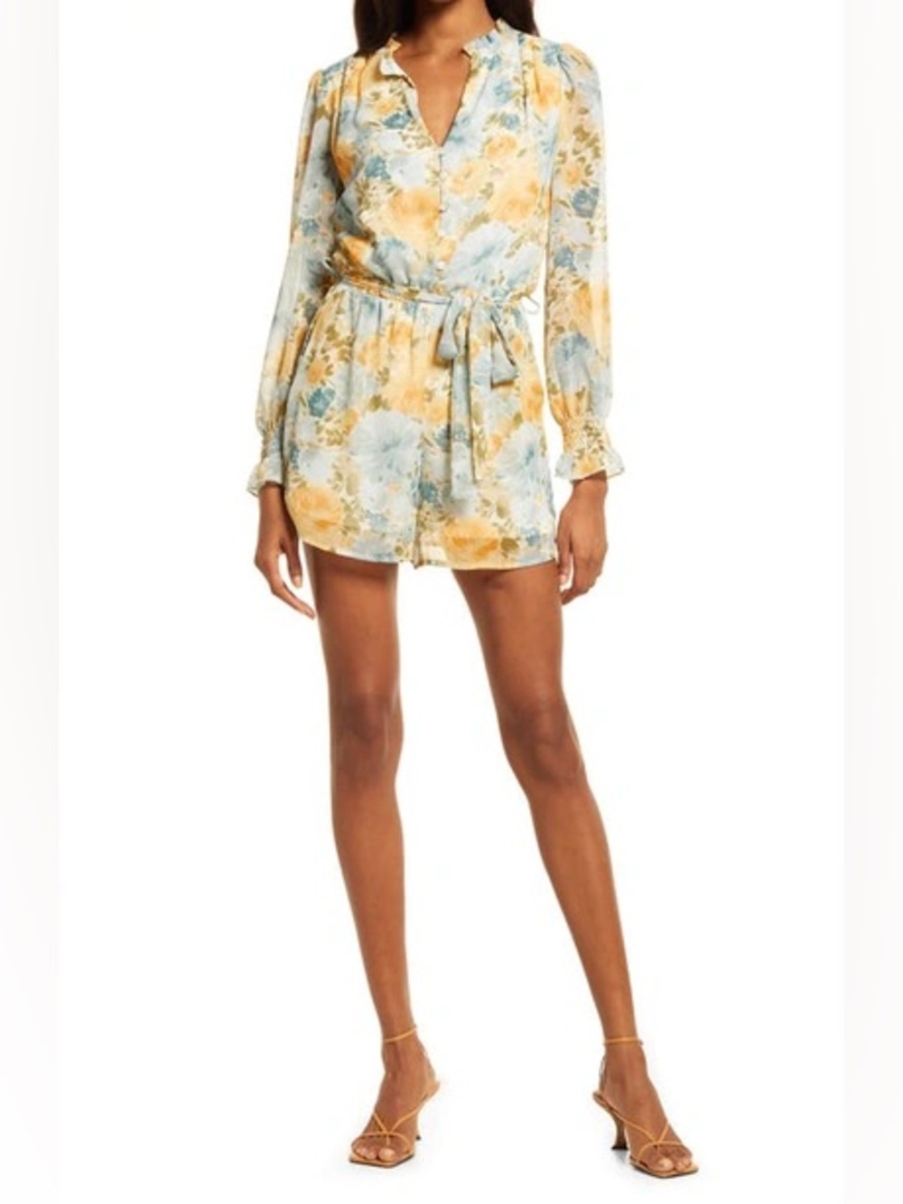 FRAICHE BY J
Erica Floral Long Sleeve Romper - Picture 1 of 5